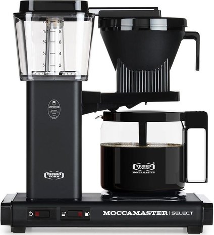 Moccamaster Moccamaster KBG Select (Matte Black) - Koffiezetapparaat