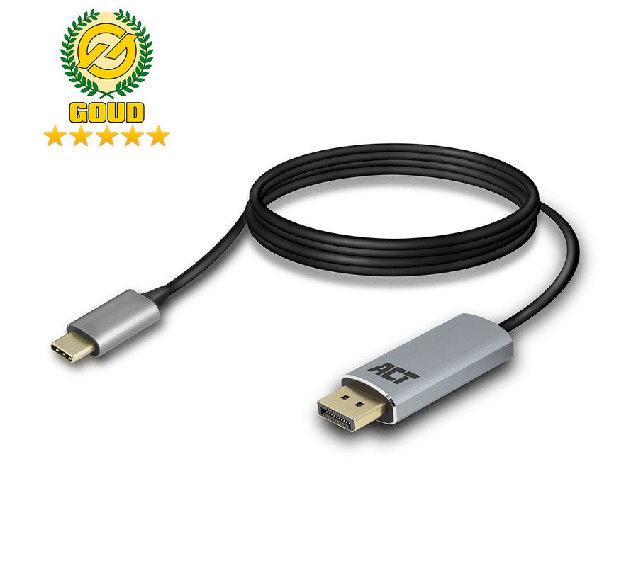 ACT AC7035 USB-C - Display Port male adapter