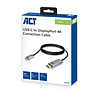 ACT ACT AC7035 USB-C - Display Port male adapter ACT ACT AC7035 USB-C - Display Port male adapter