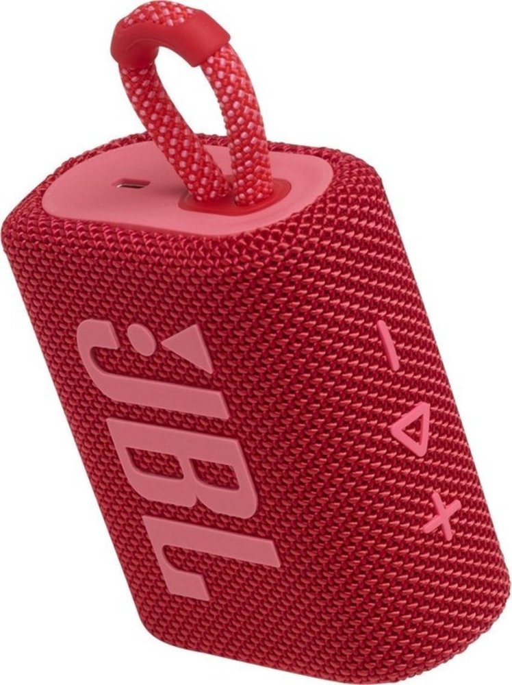 JBL JBL Go 3 Rood - Draadloze speaker JBL JBL Go 3 Rood - Draadloze speaker