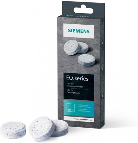 Siemens Siemens TCZ8001A EQ Reinigingstabletten (10 stuks) Siemens Siemens TCZ8001A EQ Reinigingstabletten (10 stuks)