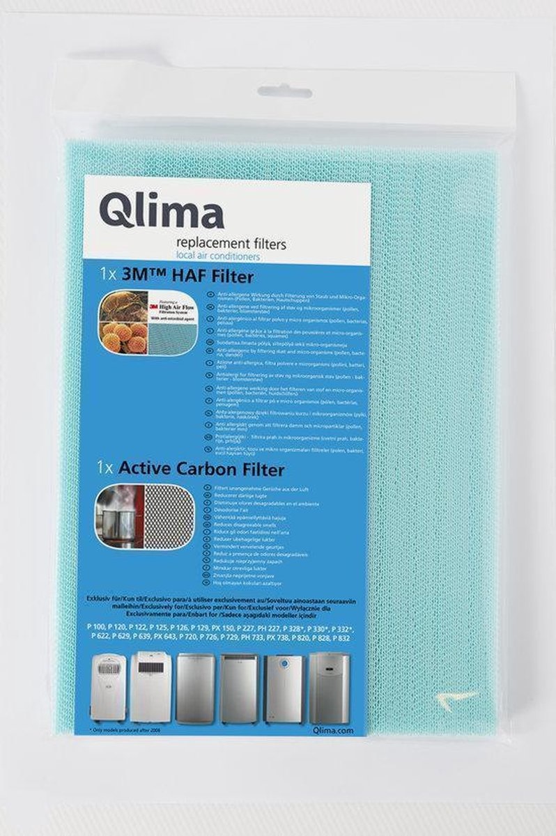QLIMA/TECTRO filterset voor tectro 1020/2020/2520 en Qlima P24
