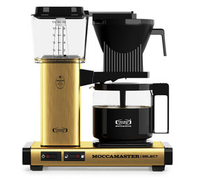 Moccamaster Moccamaster KBG Select (Brushed Brass) - Koffiezetapparaat Moccamaster Moccamaster KBG Select (Brushed Brass) - Koffiezetapparaat