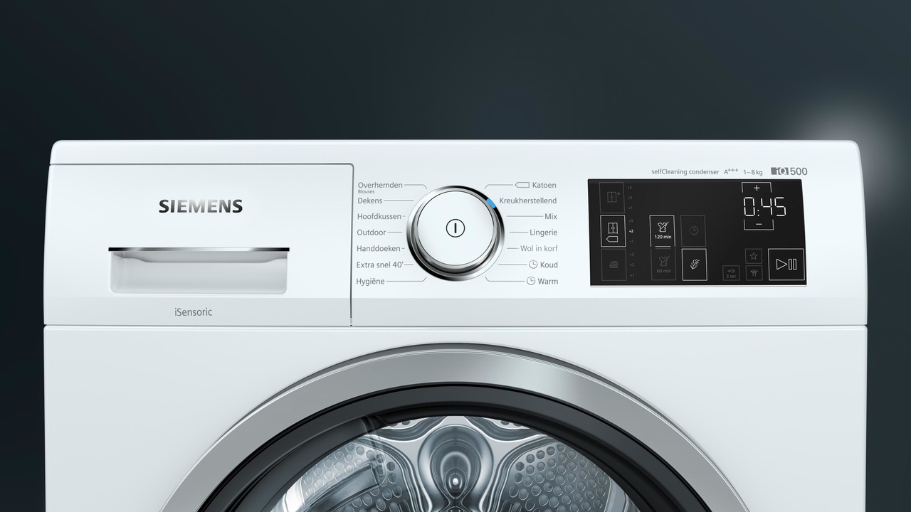 Siemens Siemens extraKlasse WT7U4692NL - Warmtepompdroger Siemens Siemens extraKlasse WT7U4692NL - Warmtepompdroger