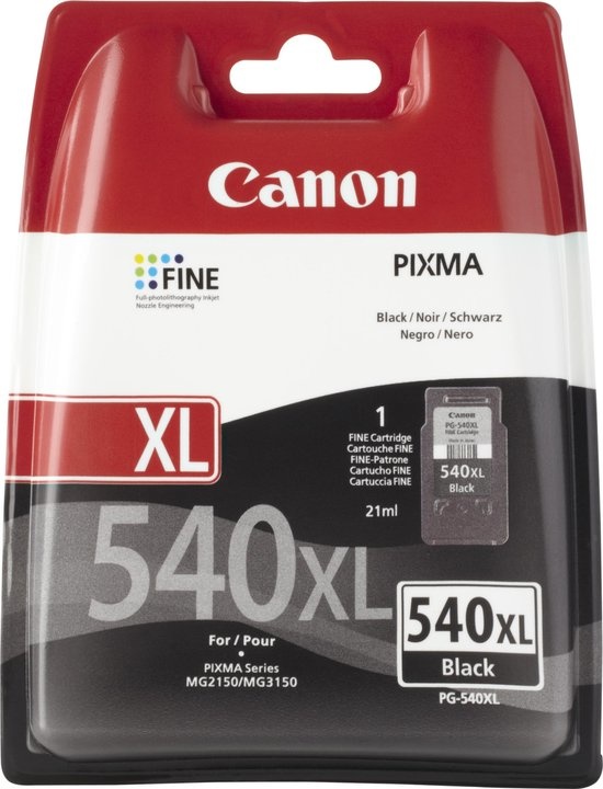 Canon Inktcartridge PG-540XL Zwart