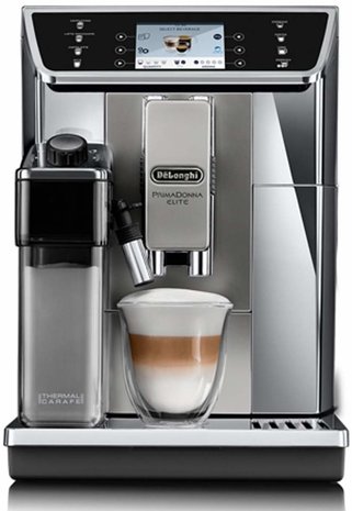 De'Longhi De'Longhi PrimaDonna Elite ECAM650.55MS - Koffiemachine De'Longhi De'Longhi PrimaDonna Elite ECAM650.55MS - Koffiemachine