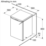 Bosch Bosch KTL15NWEA - Koel-vriescombinatie Bosch Bosch KTL15NWEA - Koel-vriescombinatie