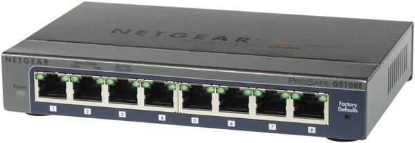 Netgear Netgear GS108E-300PES Netwerk switch - Netwerk switch Netgear Netgear GS108E-300PES Netwerk switch - Netwerk switch
