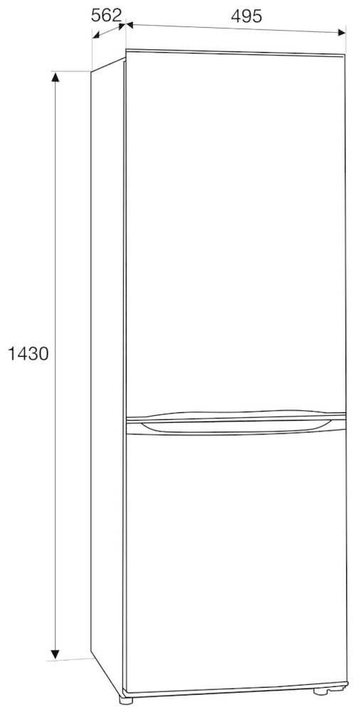 ETNA ETNA KCV143WIT - Koel-vriescombinatie