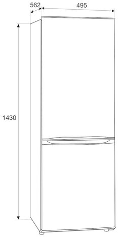 ETNA ETNA KCV143WIT - Koel-vriescombinatie