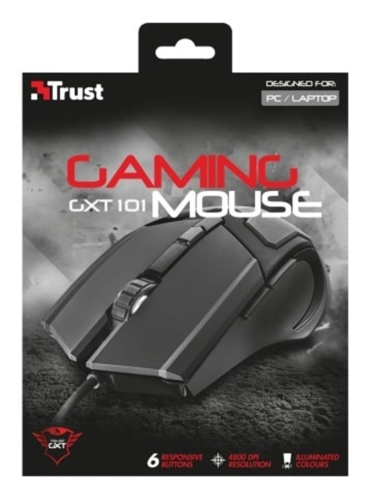 Trust Trust GXT 101 GAV - Gaming Muis Trust Trust GXT 101 GAV - Gaming Muis