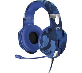 Trust Trust GXT 322B Carus (Zwart/Blauw) - Gaming headset