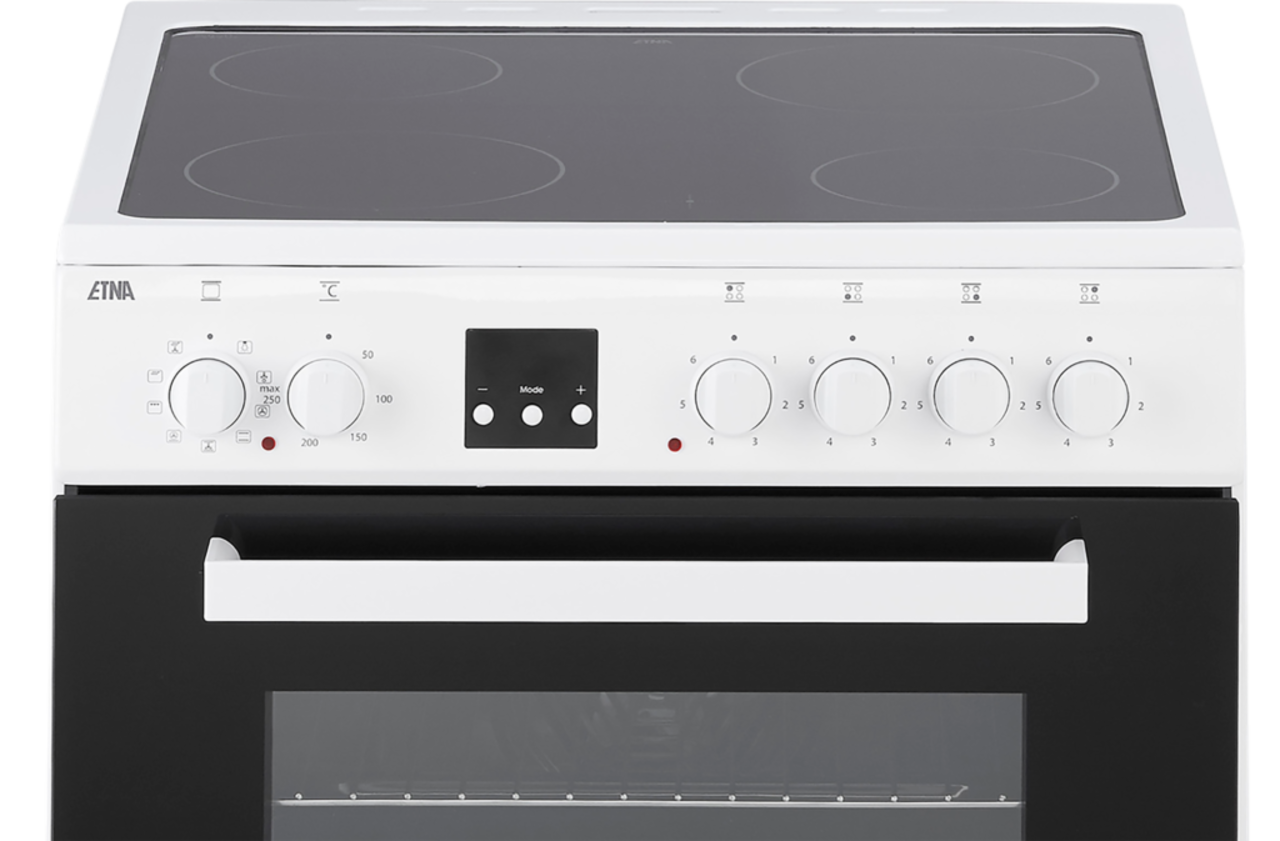 ETNA ETNA FKV761WIT - Keramisch fornuis ETNA ETNA FKV761WIT - Keramisch fornuis