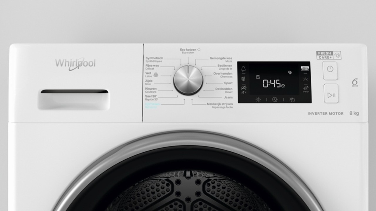 Whirlpool Whirlpool FFT M22 8X2BS BE - Warmtepompdroger Whirlpool Whirlpool FFT M22 8X2BS BE - Warmtepompdroger