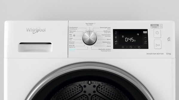 Whirlpool Whirlpool FFT M22 8X2BS BE - Warmtepompdroger Whirlpool Whirlpool FFT M22 8X2BS BE - Warmtepompdroger