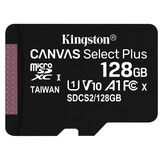 Kingston Canvas Select Plus 128GB Micro SDXC geheugenkaart - Micro SD kaart Kingston Canvas Select Plus 128GB Micro SDXC geheugenkaart - Micro SD kaart