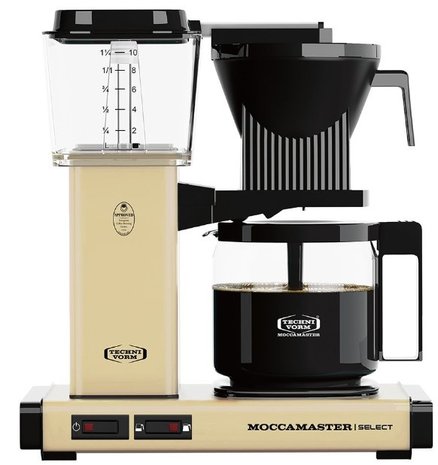 Moccamaster Moccamaster KBG Select (Pastel Yellow) - Koffiezetapparaat Moccamaster Moccamaster KBG Select (Pastel Yellow) - Koffiezetapparaat