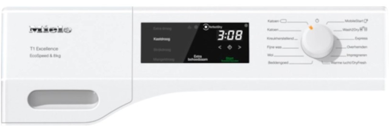 Miele Miele EcoSpeed TEC 575 P - Warmtepompdroger Miele Miele EcoSpeed TEC 575 P - Warmtepompdroger