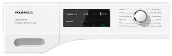 Miele Miele EcoSpeed & Steam TEL 795 WP - Warmtepompdroger Miele Miele EcoSpeed & Steam TEL 795 WP - Warmtepompdroger