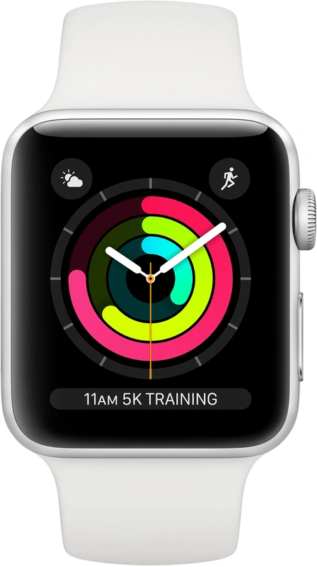 Apple Watch Serie 3 38MM zilver - BoXXer