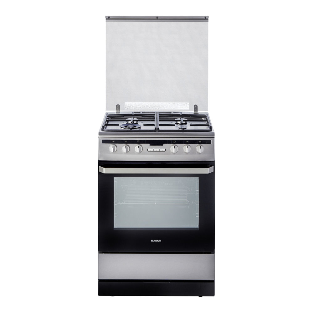 Inventum Inventum VFG6034WGRVS - Gasfornuis Inventum Inventum VFG6034WGRVS - Gasfornuis