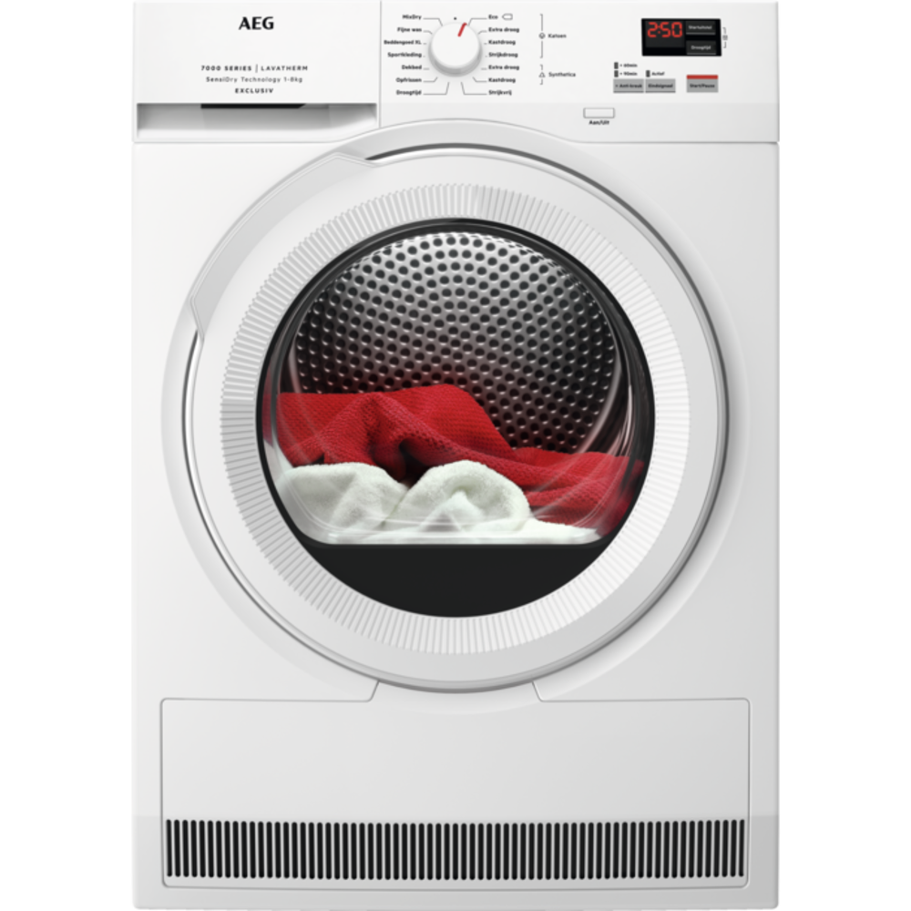 AEG AEG SensiDry TR7AACHEN - Warmtepompdroger AEG AEG SensiDry TR7AACHEN - Warmtepompdroger