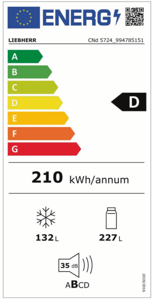 Liebherr Liebherr CNd 5724-20 - Koel-vriescombinatie
