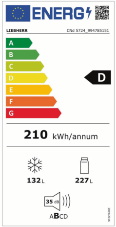 Liebherr Liebherr CNd 5724-20 - Koel-vriescombinatie
