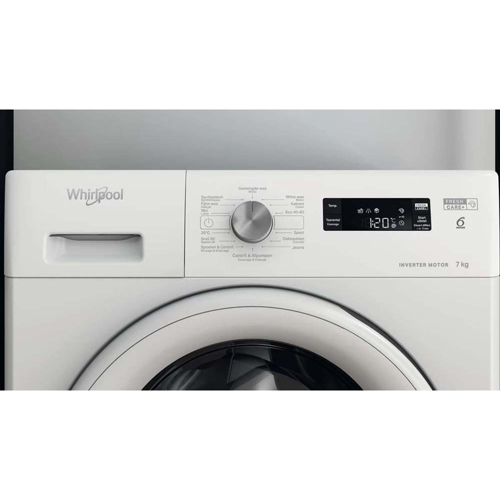 Whirlpool Whirlpool FFSBE 7458WE F - Wasmachine Whirlpool Whirlpool FFSBE 7458WE F - Wasmachine