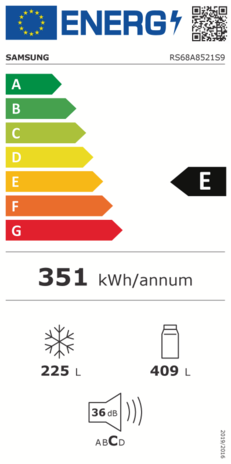 Samsung Samsung RS68A8521S9 - Amerikaanse koelkast Samsung Samsung RS68A8521S9 - Amerikaanse koelkast