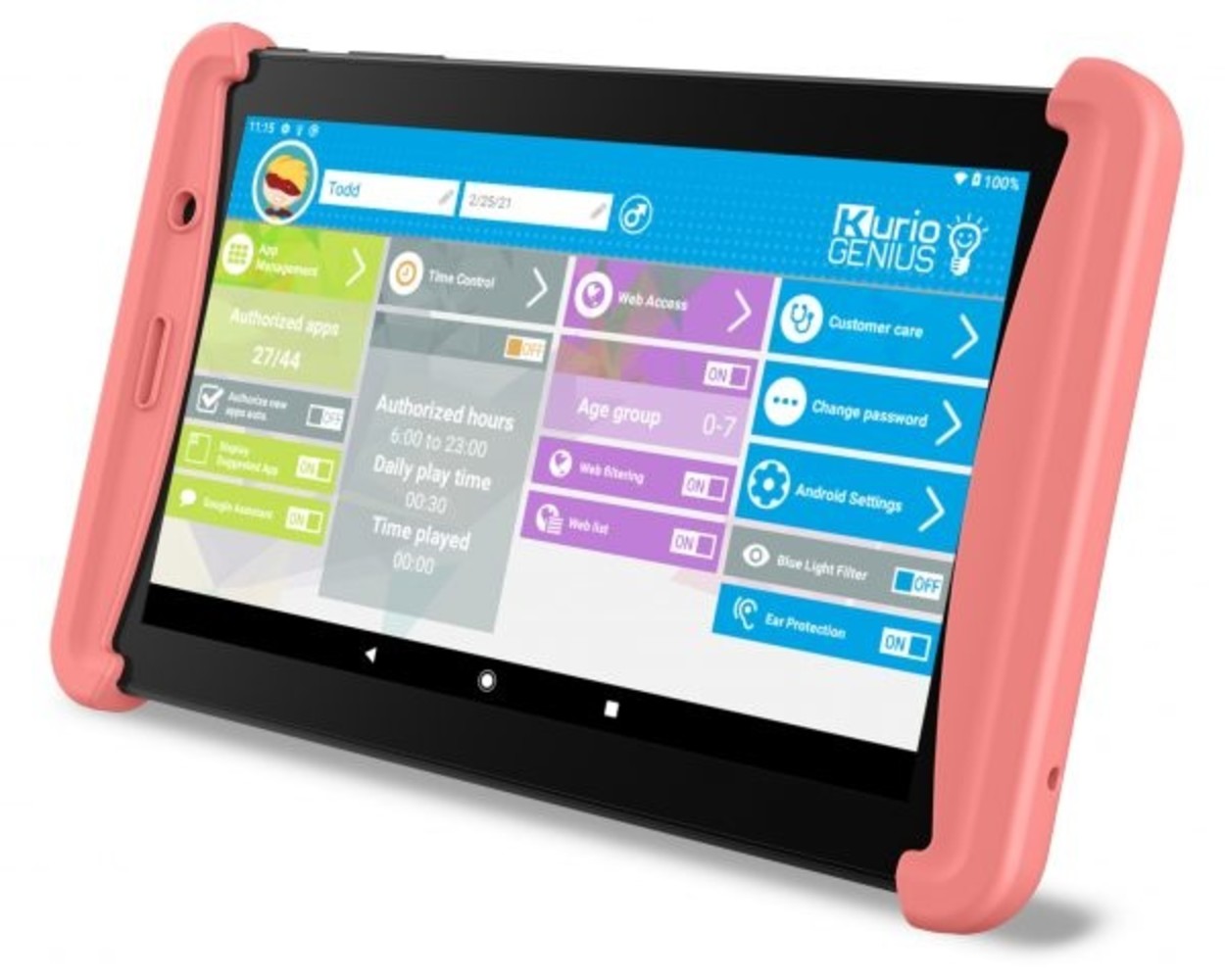 Kurio Kurio Tab Lite 2 Roze - Tablet Kurio Kurio Tab Lite 2 Roze - Tablet