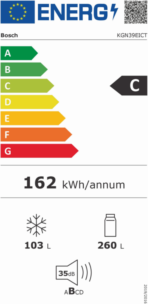 Bosch Bosch KGN39EICF - Koel-vriescombinatie