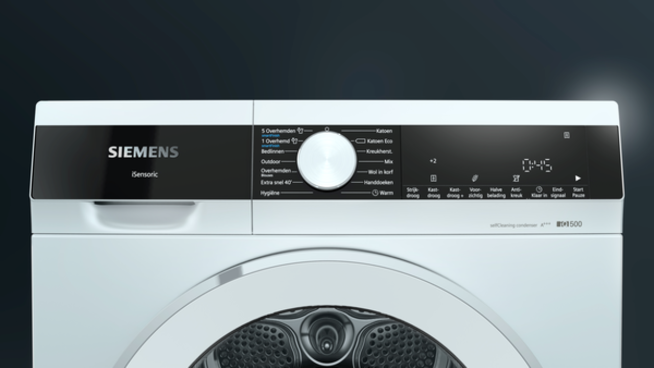 Siemens Siemens extraKlasse WQ35G2C9NL - Warmtepompdroger Siemens Siemens extraKlasse WQ35G2C9NL - Warmtepompdroger