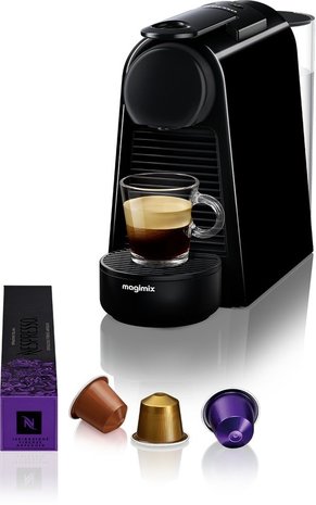 Magimix Magimix Nespresso Essenza Mini M115 Zwart - Koffiemachine Magimix Magimix Nespresso Essenza Mini M115 Zwart - Koffiemachine