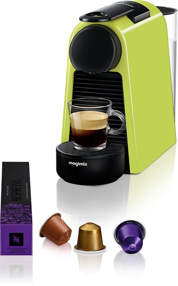 Magimix Magimix Nespresso Essenza Mini M115 Groen - Koffiemachine Magimix Magimix Nespresso Essenza Mini M115 Groen - Koffiemachine