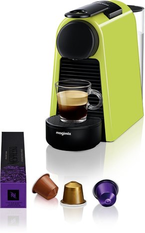 Magimix Magimix Nespresso Essenza Mini M115 Groen - Koffiemachine Magimix Magimix Nespresso Essenza Mini M115 Groen - Koffiemachine