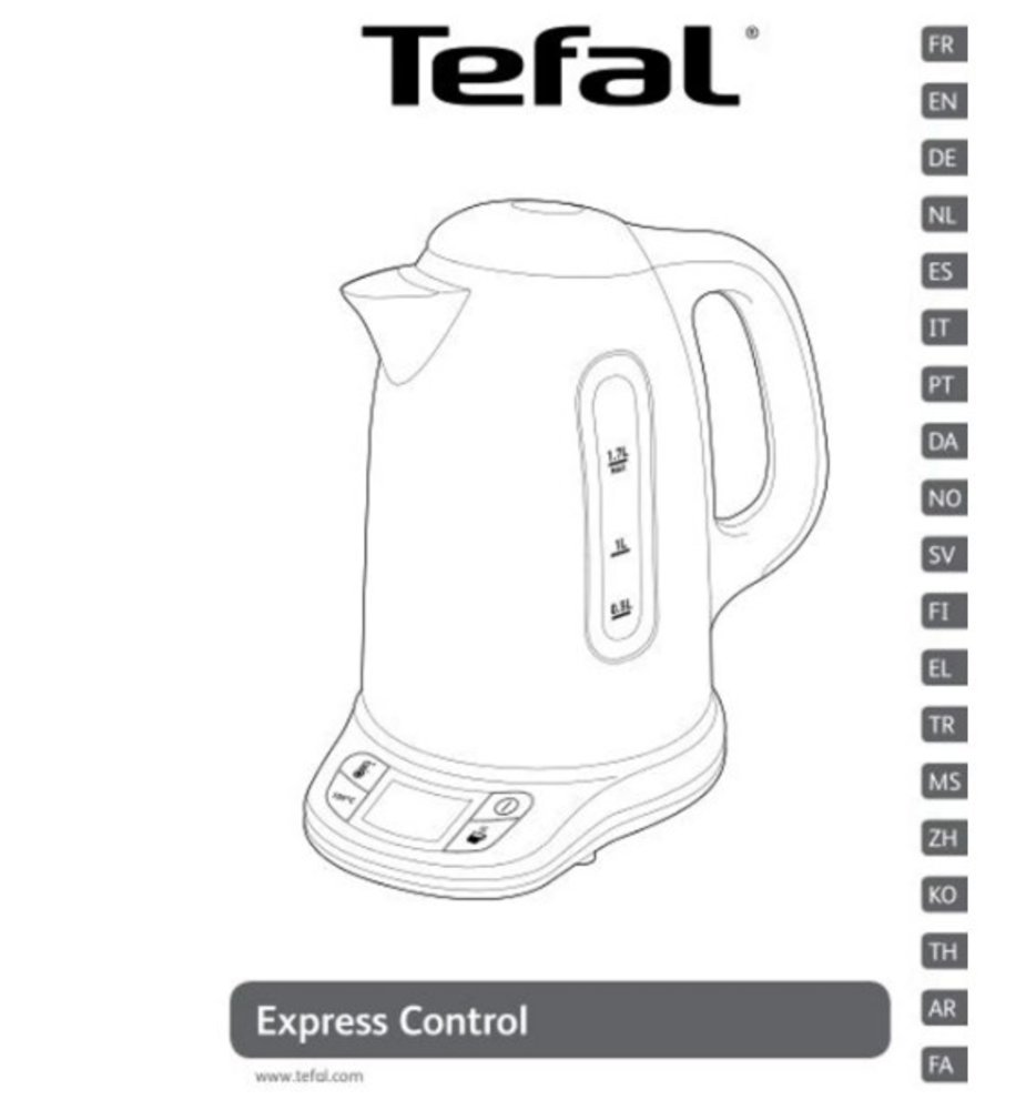 Tefal Tefal Express Control KI240D10 - Waterkoker