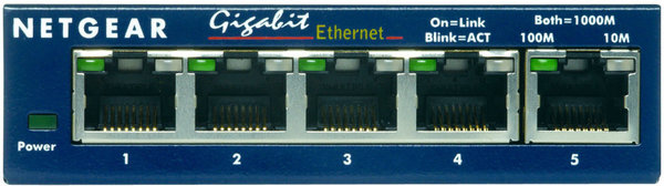 Netgear Netgear Prosafe GS105GE - Netwerk switch Netgear Netgear Prosafe GS105GE - Netwerk switch