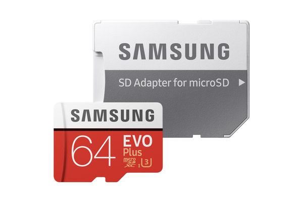 Samsung Samsung EVO Plus 64GB Micro SDXC geheugenkaart - Micro SD kaart