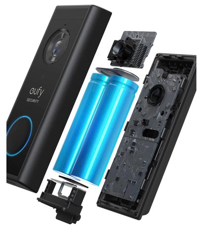 eufy Eufy by Anker Video Doorbell Battery Slim - Deurbel eufy Eufy by Anker Video Doorbell Battery Slim - Deurbel