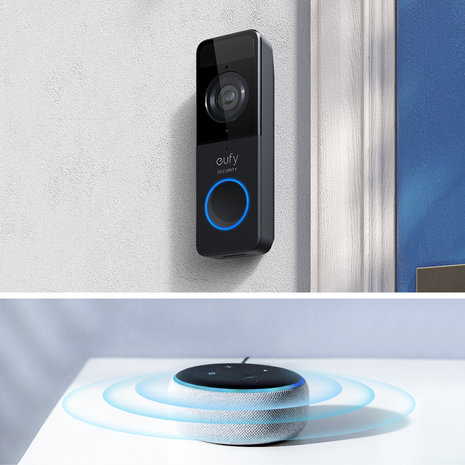 eufy Eufy by Anker Video Doorbell Battery Slim - Deurbel eufy Eufy by Anker Video Doorbell Battery Slim - Deurbel