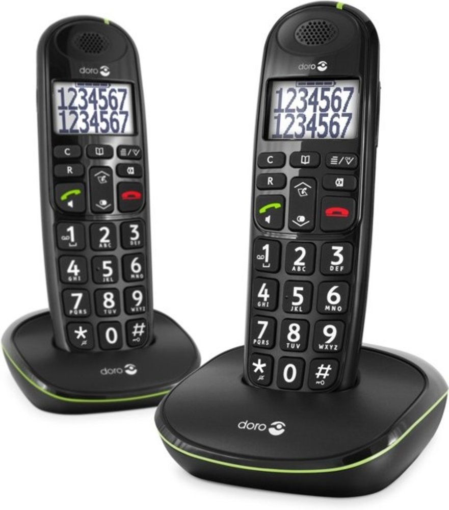 Doro Doro Phone Easy 110 Duo Zwart - Senioren telefoon