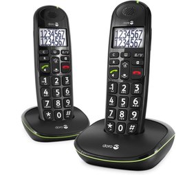 Doro Doro Phone Easy 110 Duo Zwart - Senioren telefoon Doro Doro Phone Easy 110 Duo Zwart - Senioren telefoon