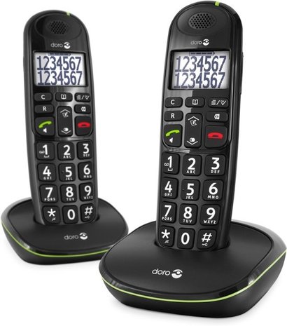 Doro Doro Phone Easy 110 Duo Zwart - Senioren telefoon