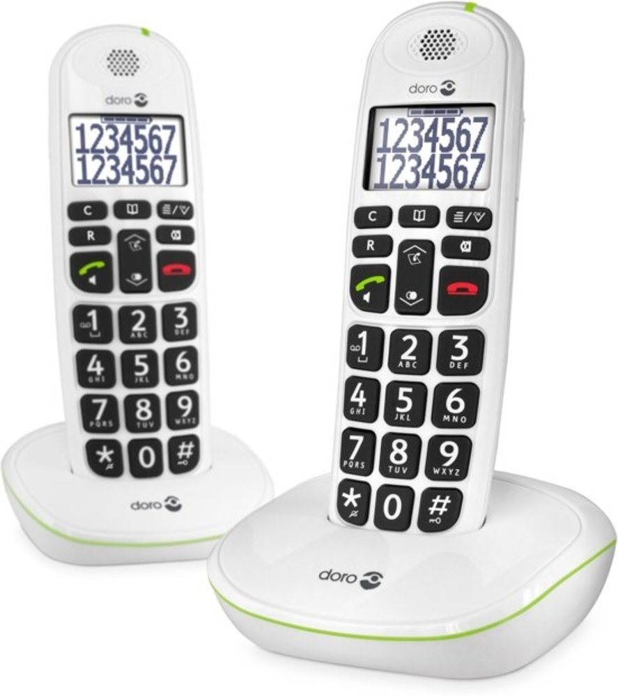 Doro DORO Phone Easy 110 Duo Wit - Senioren telefoon