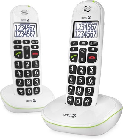 Doro DORO Phone Easy 110 Duo Wit - Senioren telefoon