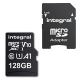 Integral Memory Integral Micro SDXC 128GB (V10) - Micro SD kaart Integral Memory Integral Micro SDXC 128GB (V10) - Micro SD kaart