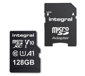Integral Memory Integral Micro SDXC 128GB (V10) - Micro SD kaart Integral Memory Integral Micro SDXC 128GB (V10) - Micro SD kaart
