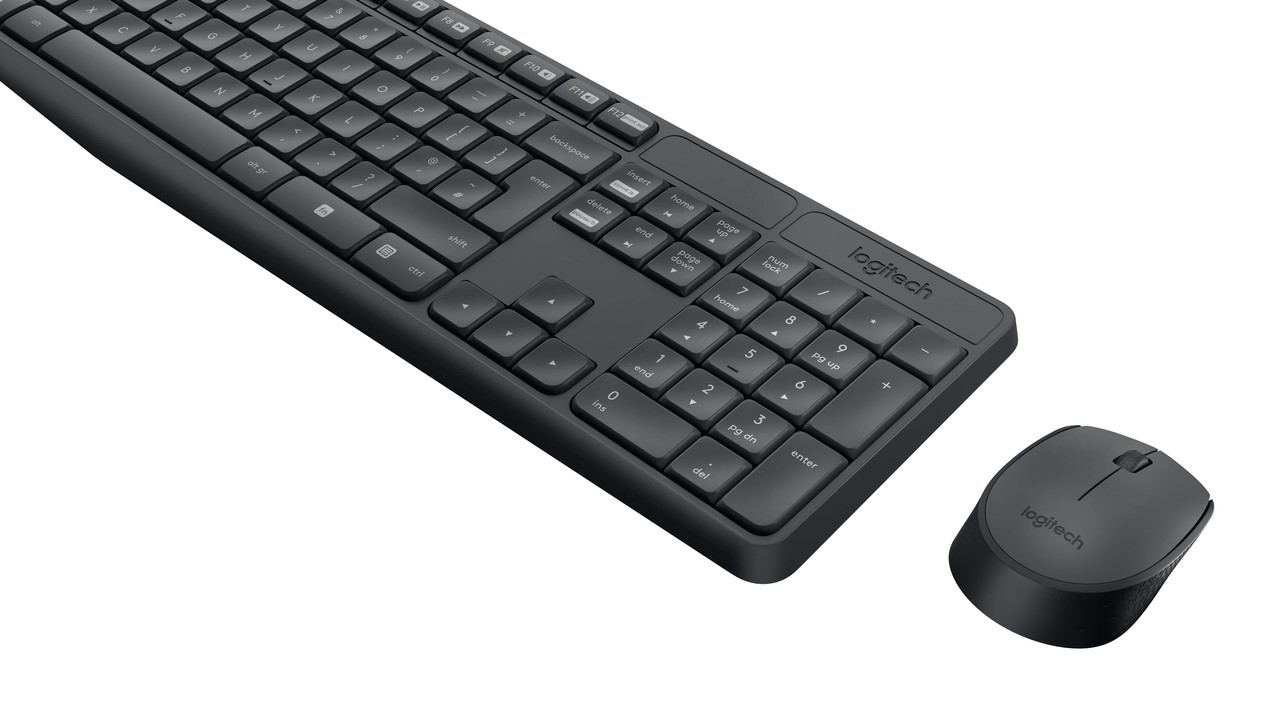 Logitech Logitech MK235 - Toetsenbord + muis set Logitech Logitech MK235 - Toetsenbord + muis set