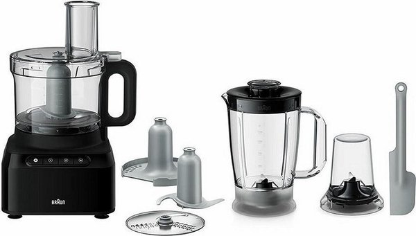 Braun Braun PureEase FP 3132 BK - Foodprocessor Braun Braun PureEase FP 3132 BK - Foodprocessor